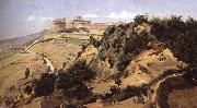 Jean Baptiste Camille  Corot Volterra oil